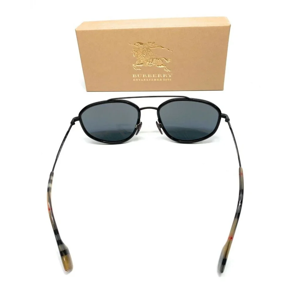Burberry Matte Black Mens Sunglasses